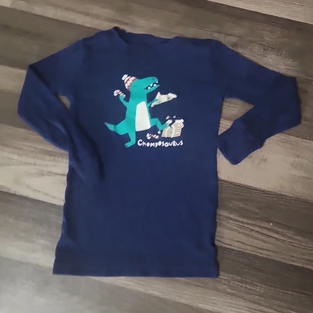 Christmas Pajamas Gymboree Champosourus 3pc Dinosaur Size 3T